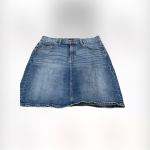 J Crew Mini Jean Skirt‎ Size 4 5 pocket
